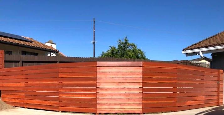 Horizontal Wood Fence